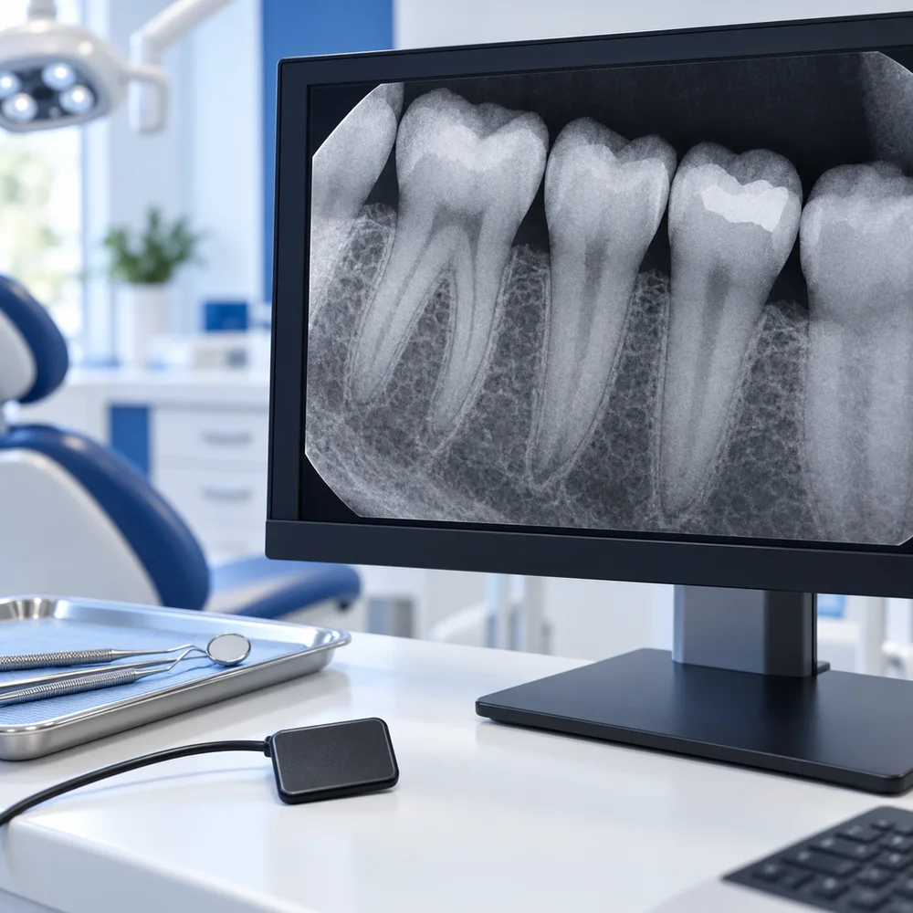 Estudio de radiografía intraoral en PANORAX